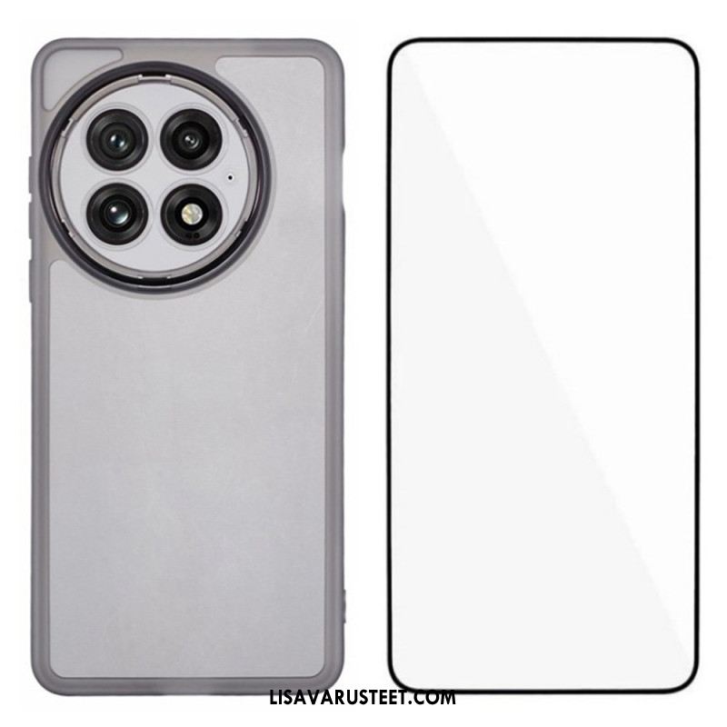 Case Oneplus 13 Puhelinkuoret 2-in-1 Sävytetty Kirkas Näytönsuoja Karkaistulla Lasilla