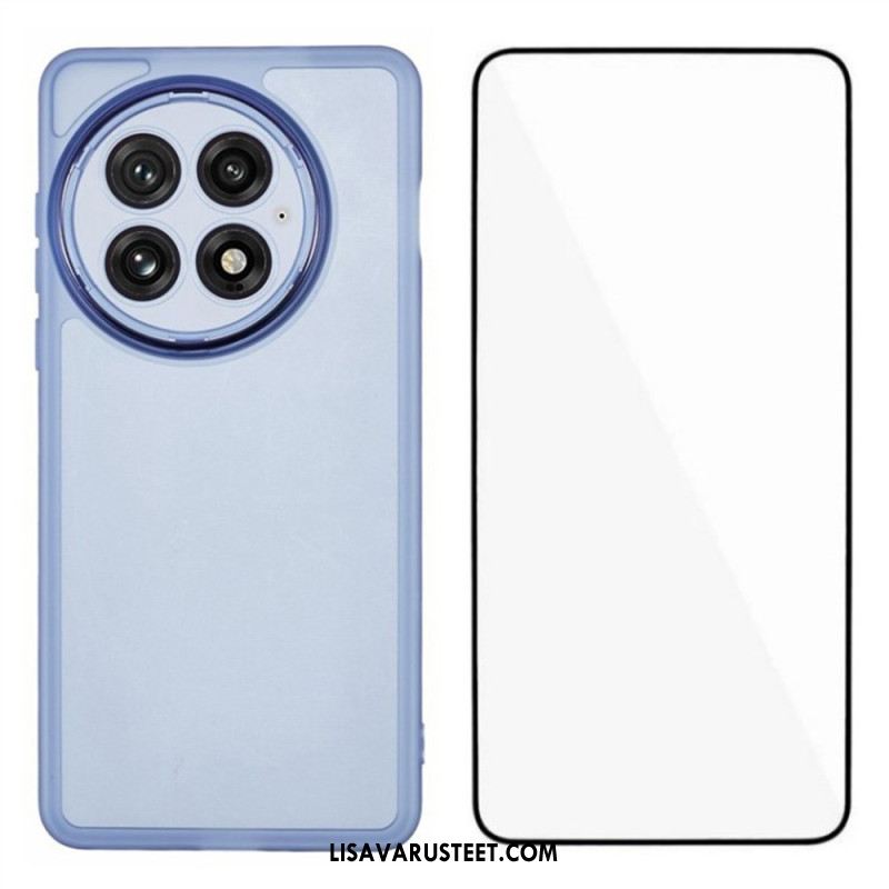 Case Oneplus 13 Puhelinkuoret 2-in-1 Sävytetty Kirkas Näytönsuoja Karkaistulla Lasilla