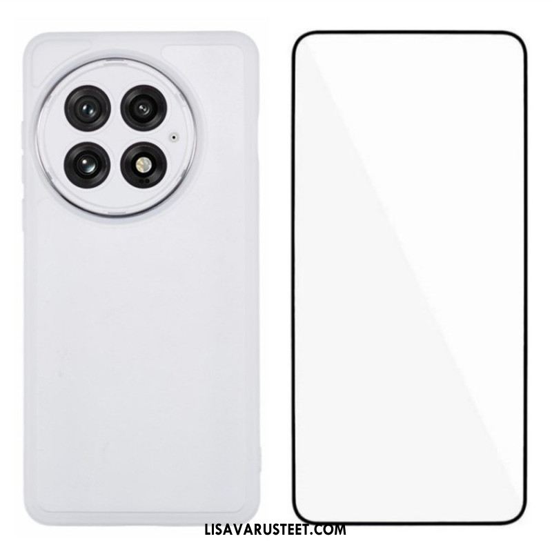 Case Oneplus 13 Puhelinkuoret 2-in-1 Sävytetty Kirkas Näytönsuoja Karkaistulla Lasilla