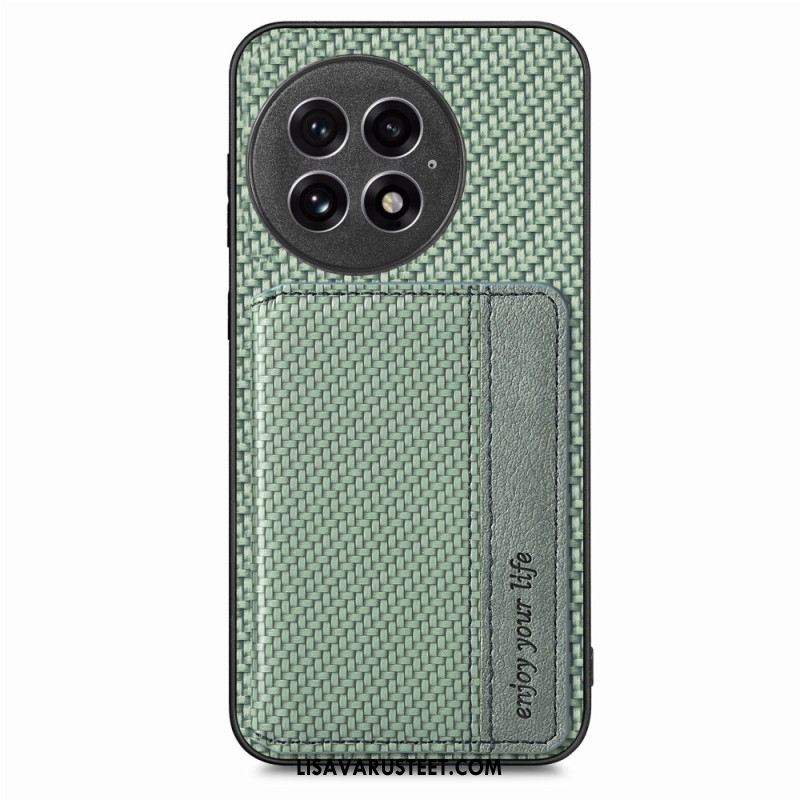 Case Oneplus 13 Puhelinkuoret Hiilikuituinen Magneettikorttikotelo