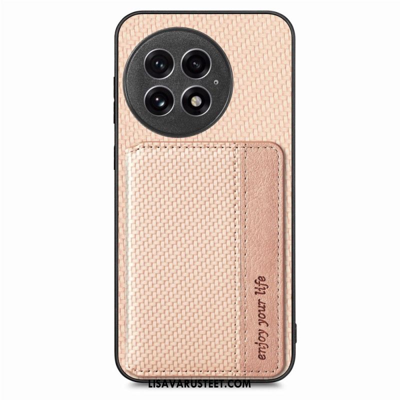 Case Oneplus 13 Puhelinkuoret Hiilikuituinen Magneettikorttikotelo