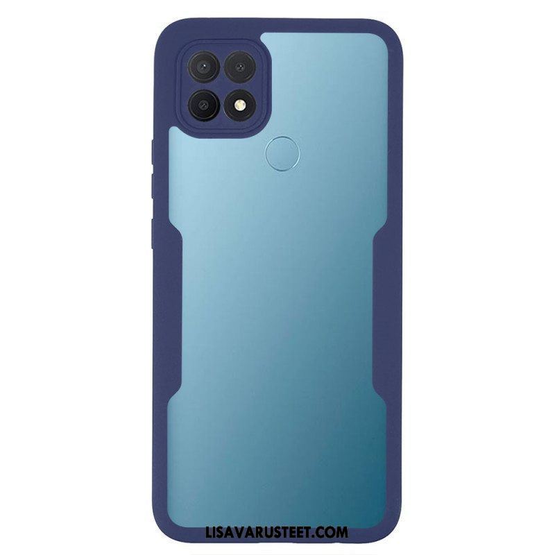 Case Oppo A15 Viistetty Reuna Hybridi