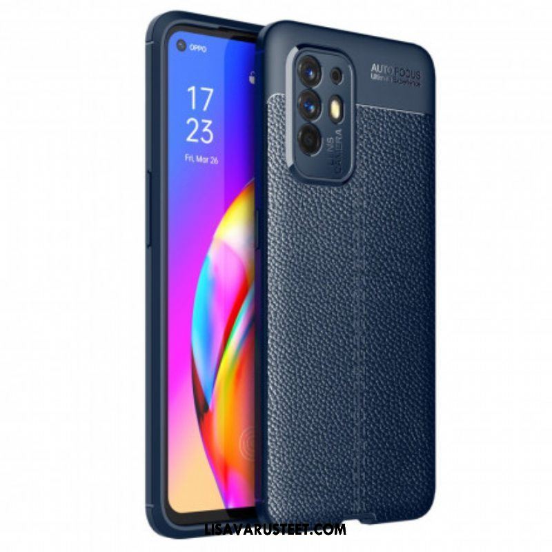 Case Oppo A94 5G Litchi-nahkaefekti