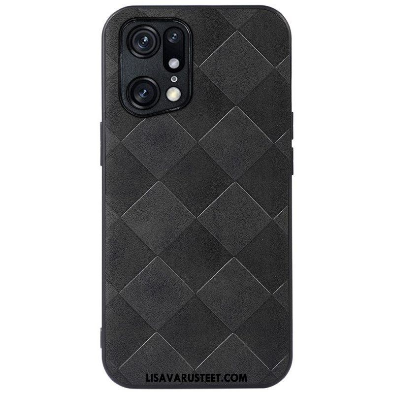 Case Oppo Find X5 Pro Kudottu Rakenne