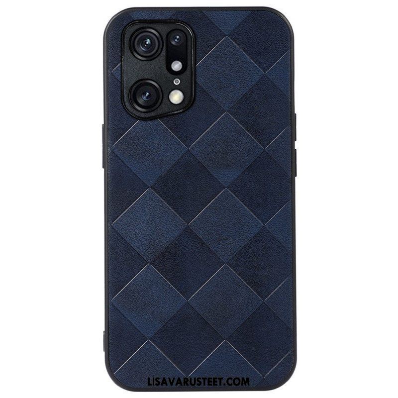 Case Oppo Find X5 Pro Kudottu Rakenne