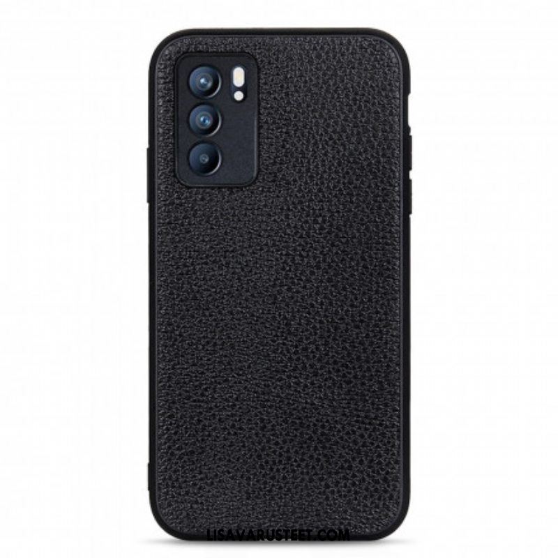 Case Oppo Reno 6 5G Aitoa Litsi-nahkaa