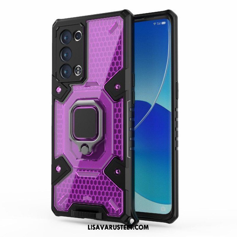 Case Oppo Reno 6 Pro 5G Joustava Renkaan Kanssa