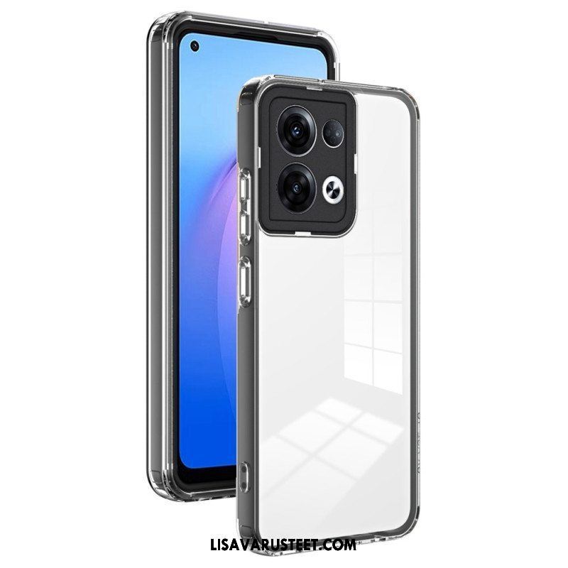 Case Oppo Reno 8 Läpinäkyvä Hybridi