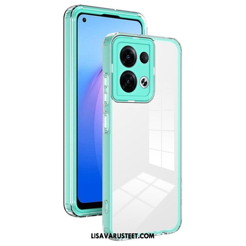 Case Oppo Reno 8 Läpinäkyvä Hybridi