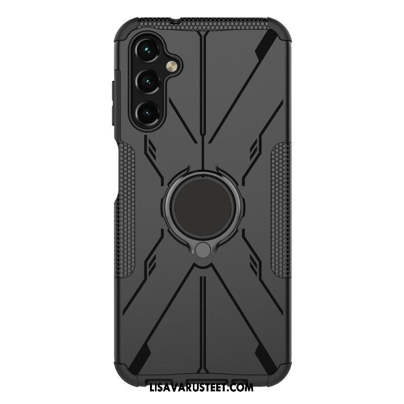 Case Samsung Galaxy A14 / A14 5G Kaksivärinen Rengastuki