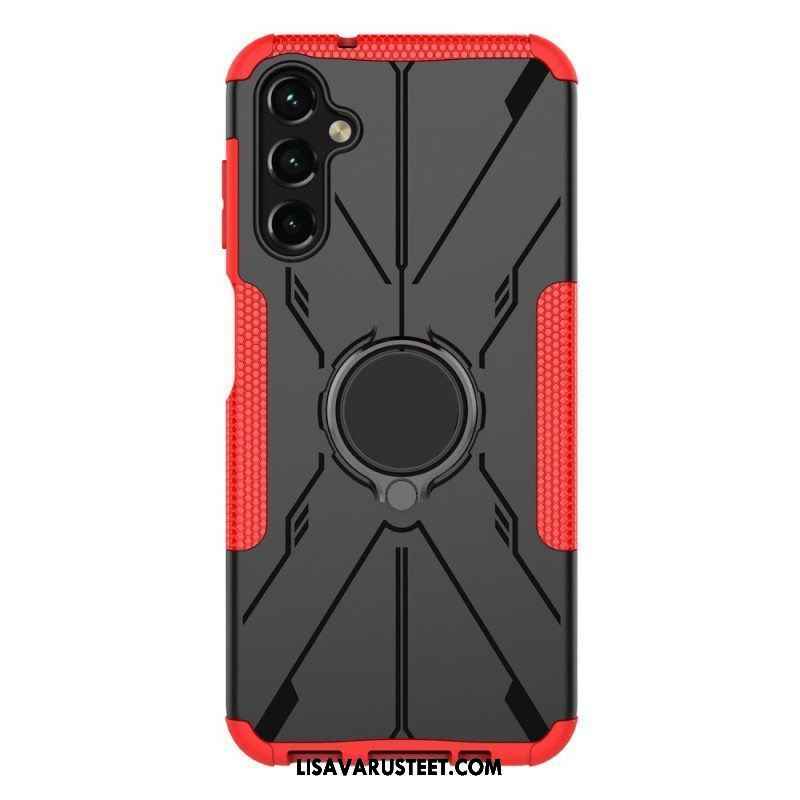 Case Samsung Galaxy A14 / A14 5G Kaksivärinen Rengastuki