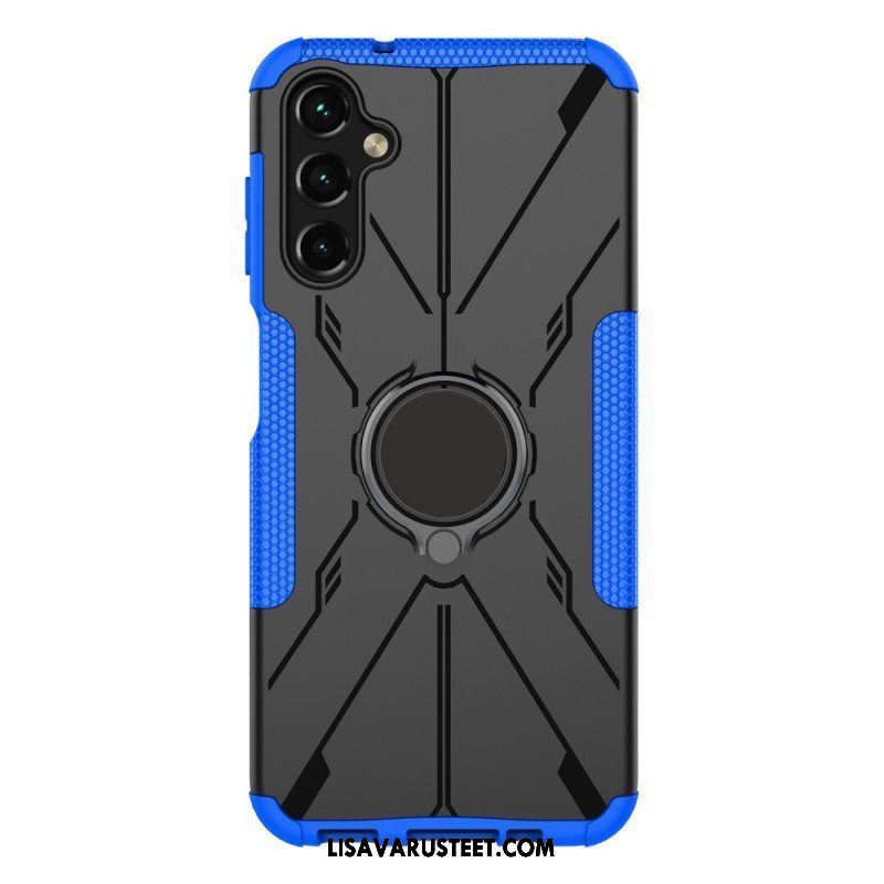 Case Samsung Galaxy A14 / A14 5G Kaksivärinen Rengastuki