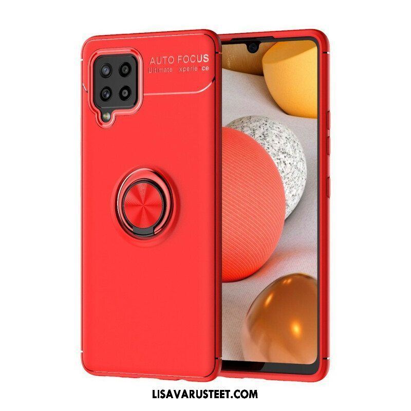 Case Samsung Galaxy A42 5G Pyörivä Rengas