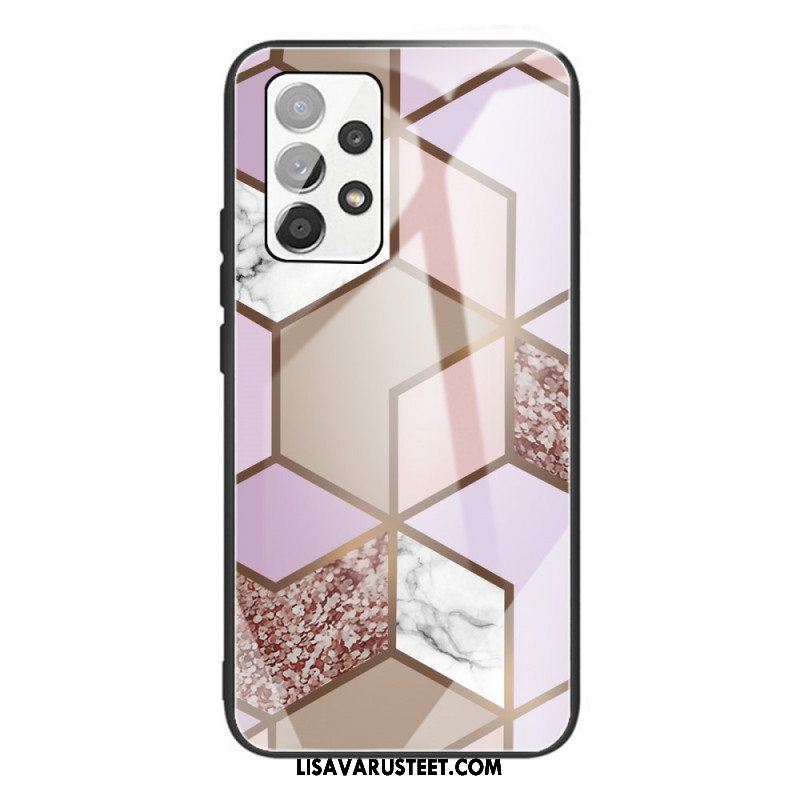 Case Samsung Galaxy A53 5G Geometria Marmori Karkaistu Lasi