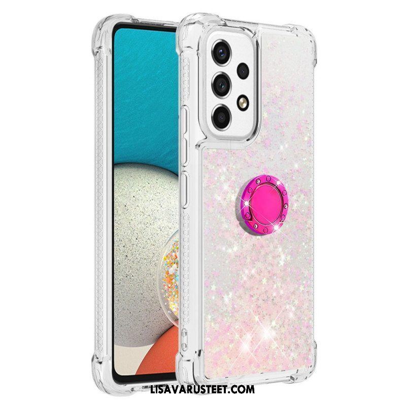 Case Samsung Galaxy A53 5G Paljetteja Rengastuella