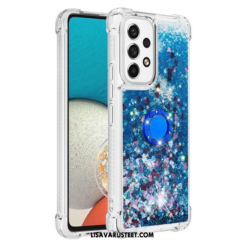 Case Samsung Galaxy A53 5G Paljetteja Rengastuella