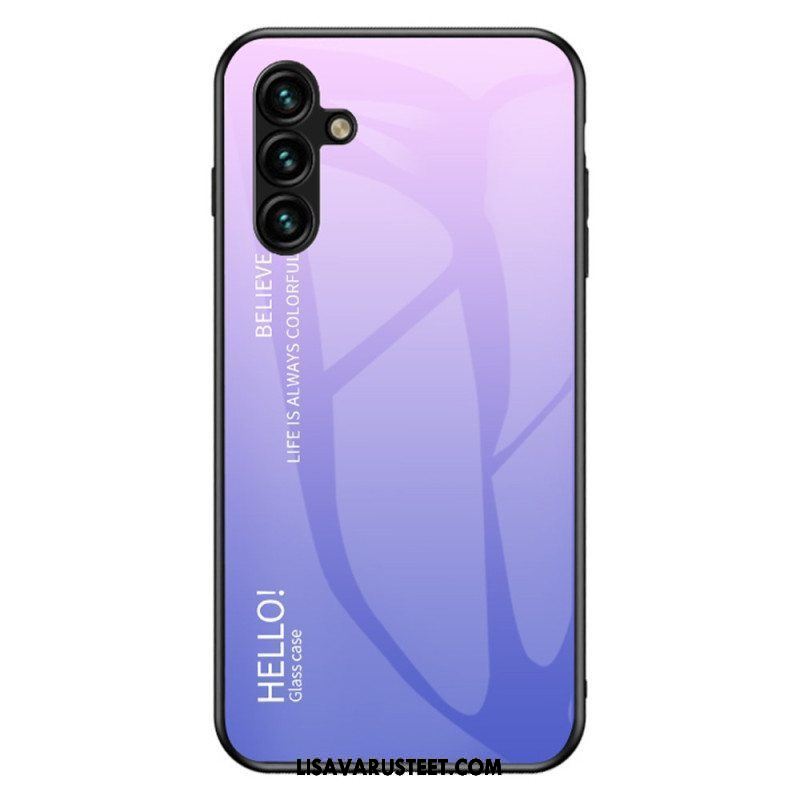 Case Samsung Galaxy A54 5G Karkaistu Lasi Hello