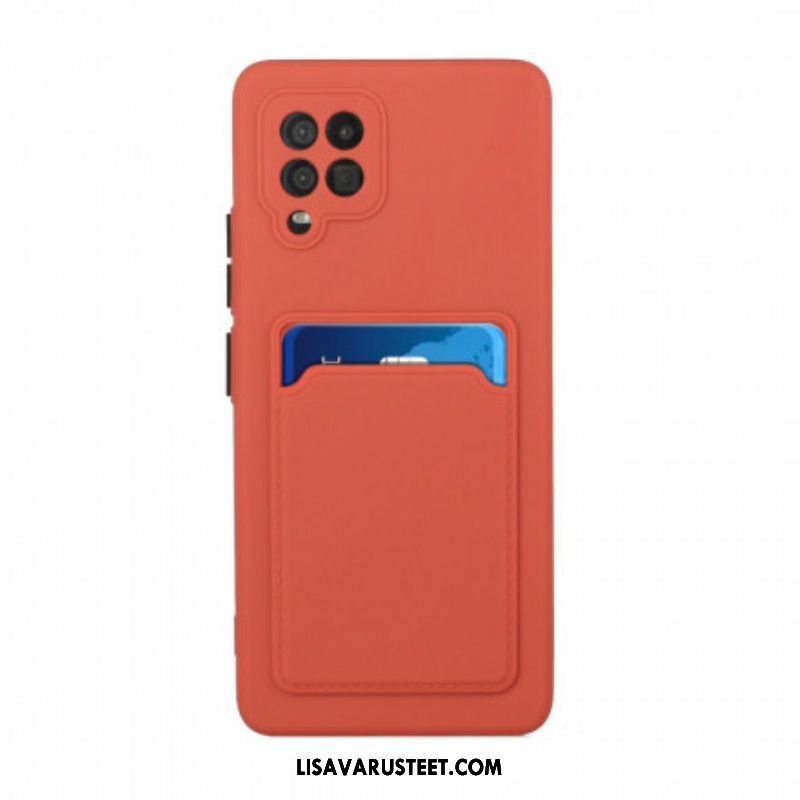 Case Samsung Galaxy M12 / A12 Silikoninen Korttikotelo