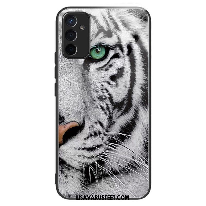 Case Samsung Galaxy M13 Tiger Karkaistu Lasi