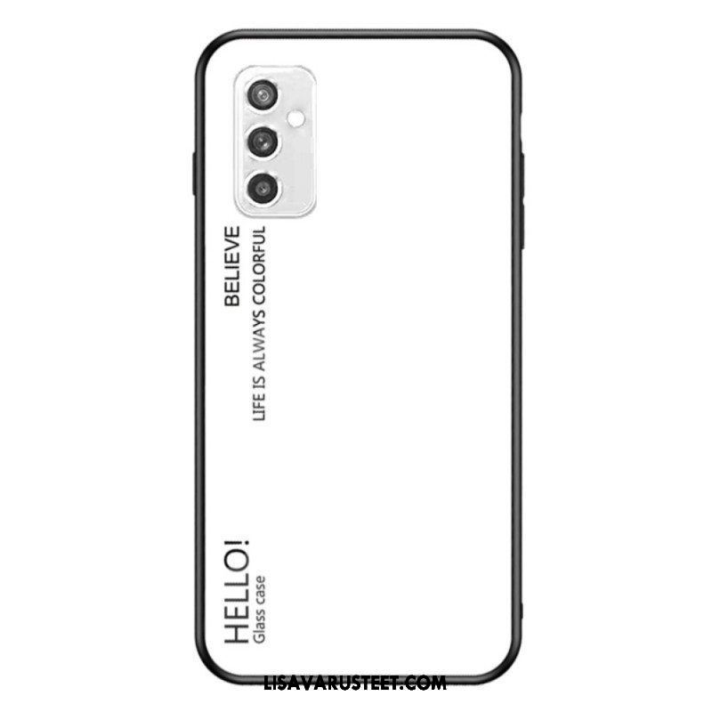 Case Samsung Galaxy M52 5G Karkaistu Lasi Hello