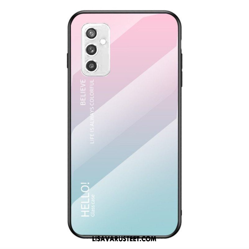 Case Samsung Galaxy M52 5G Karkaistu Lasi Hello