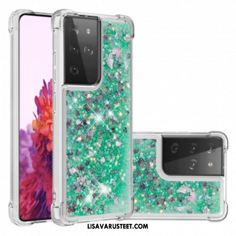 Case Samsung Galaxy S21 Ultra 5G Desires Paljetteja