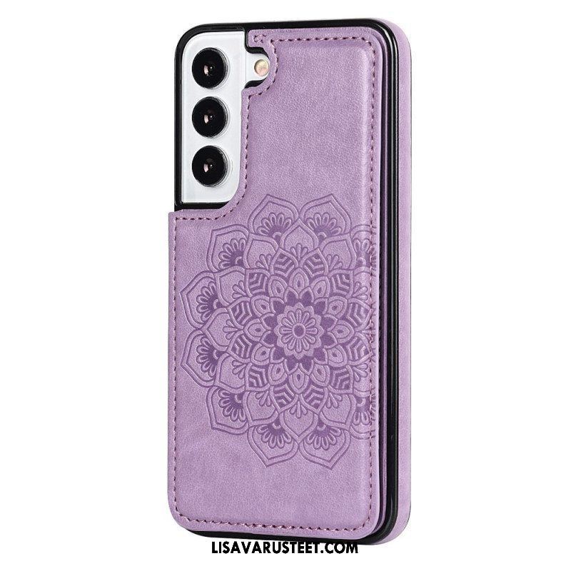 Case Samsung Galaxy S22 5G Mandala Print -korttikotelo