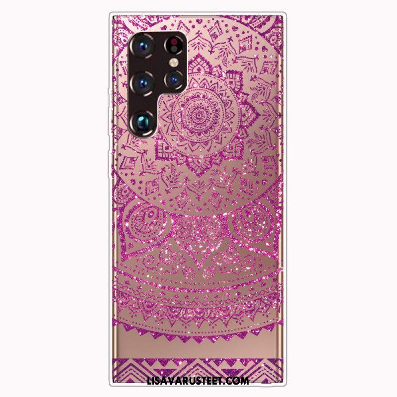 Case Samsung Galaxy S22 Ultra 5G Mandala Suunnittelu