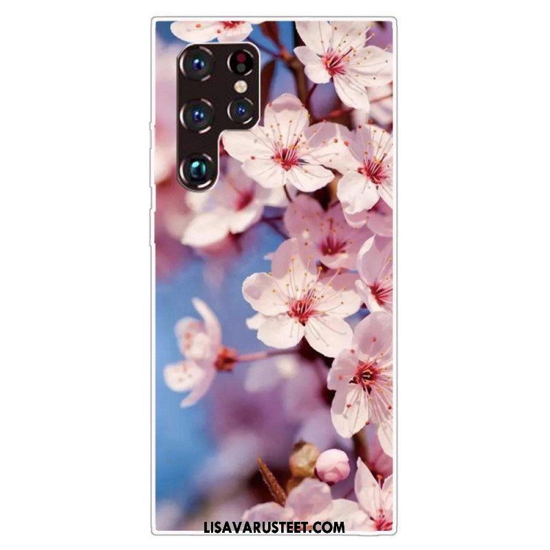 Case Samsung Galaxy S22 Ultra 5G Realistisia Kukkia