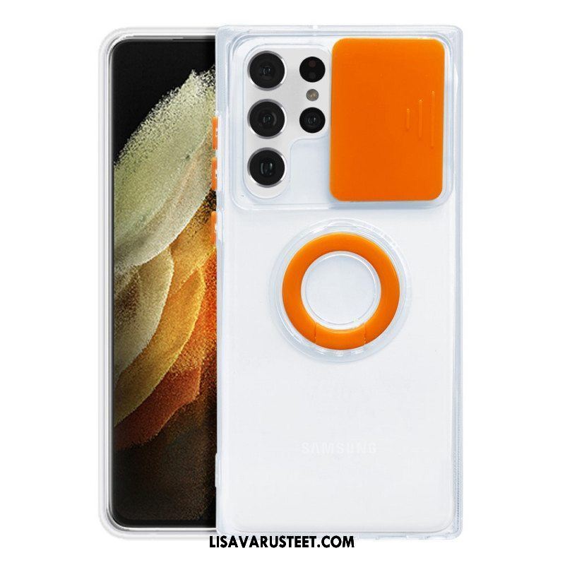 Case Samsung Galaxy S22 Ultra 5G Rengastuki Ja Linssisuojat