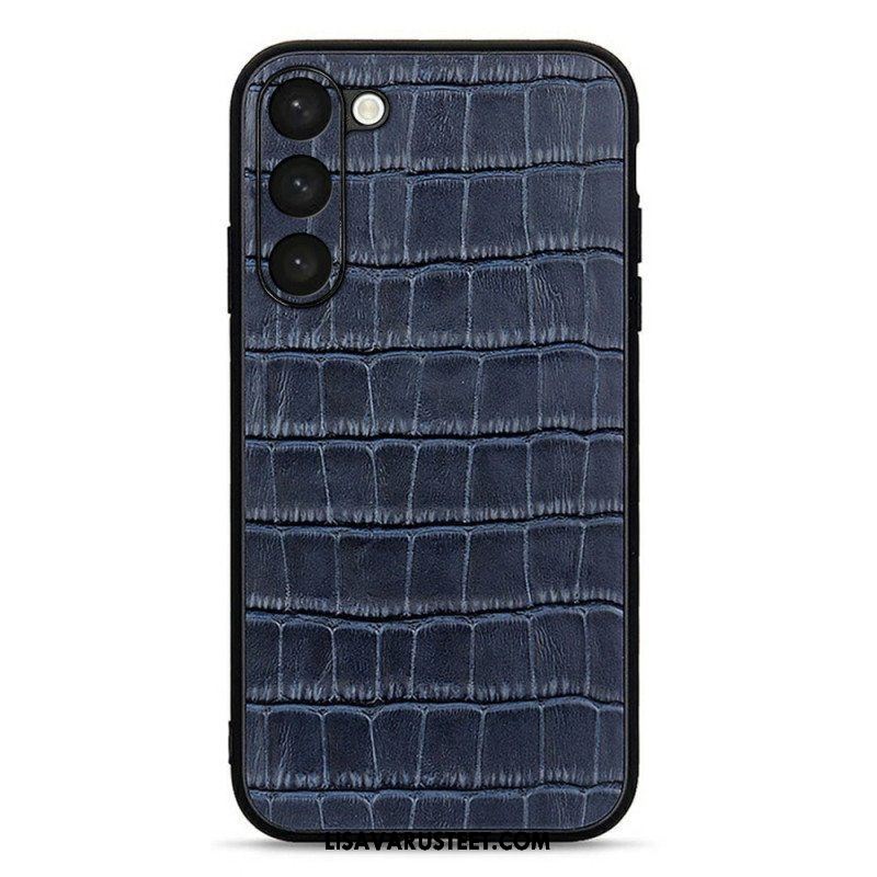 Case Samsung Galaxy S23 5G Aitoa Krokotiilityylistä Nahkaa