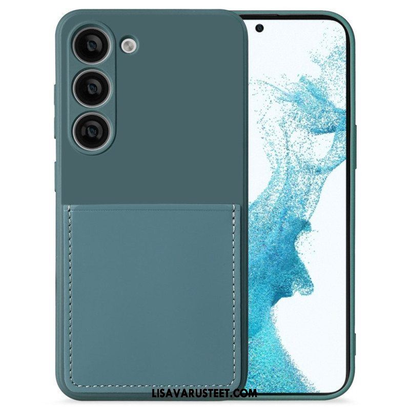 Case Samsung Galaxy S23 5G Nestemäinen Silikonikorttikotelo