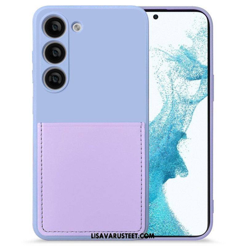 Case Samsung Galaxy S23 5G Nestemäinen Silikonikorttikotelo