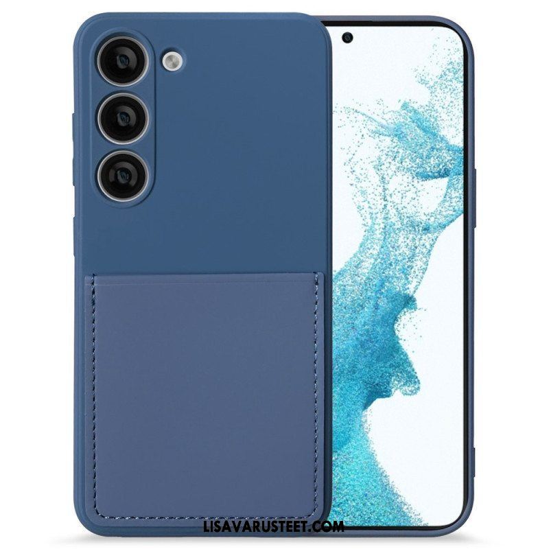 Case Samsung Galaxy S23 5G Nestemäinen Silikonikorttikotelo