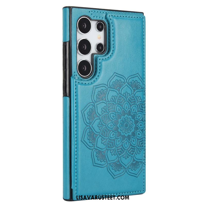 Case Samsung Galaxy S24 Ultra 5g Puhelinkuoret Mandala-kukkakuvio Ja Tuki