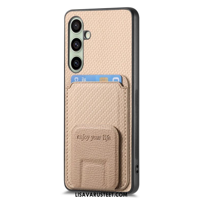 Case Samsung Galaxy S25 5g Puhelinkuoret Hiilikuitukorttikotelo Ja -teline