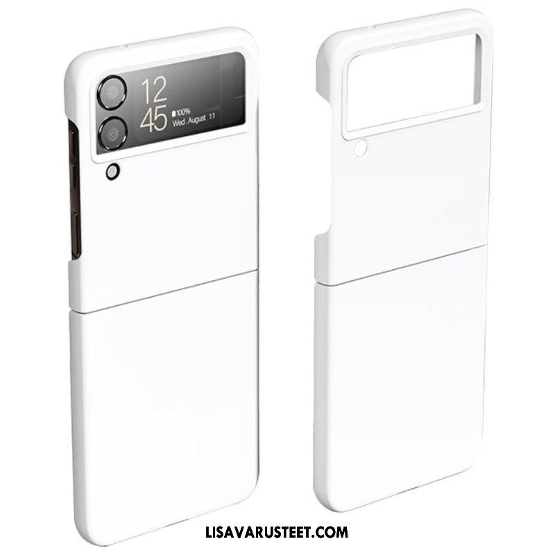 Case Samsung Galaxy Z Flip 4 Kotelot Flip Klassinen Ohut Silikoni