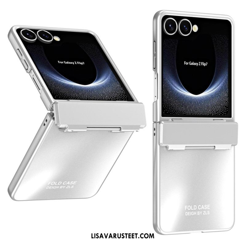 Case Samsung Galaxy Z Flip 7 Puhelinkuoret Metallinen Efekti Saranalla