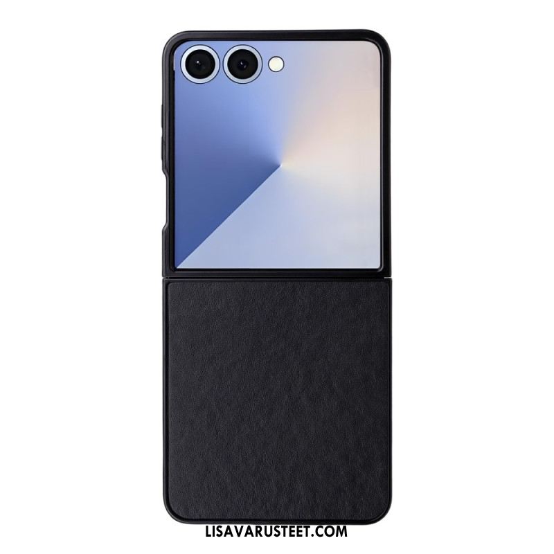 Case Samsung Galaxy Z Flip 7 Puhelinkuoret Yksivärinen Nahkaefekti