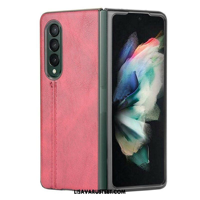 Case Samsung Galaxy Z Fold 3 5G Couture-nahkaefekti