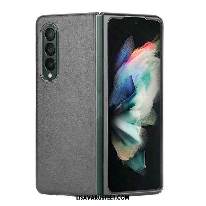 Case Samsung Galaxy Z Fold 3 5G Litsi-nahkaefekti