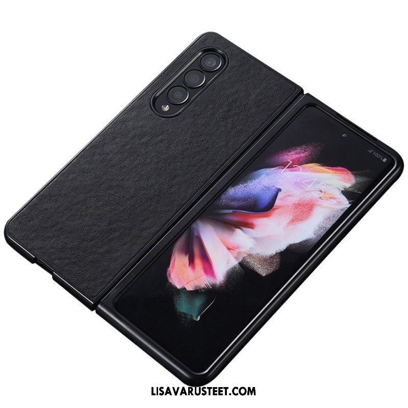 Case Samsung Galaxy Z Fold 4 Faux Nahka Nylon Texture