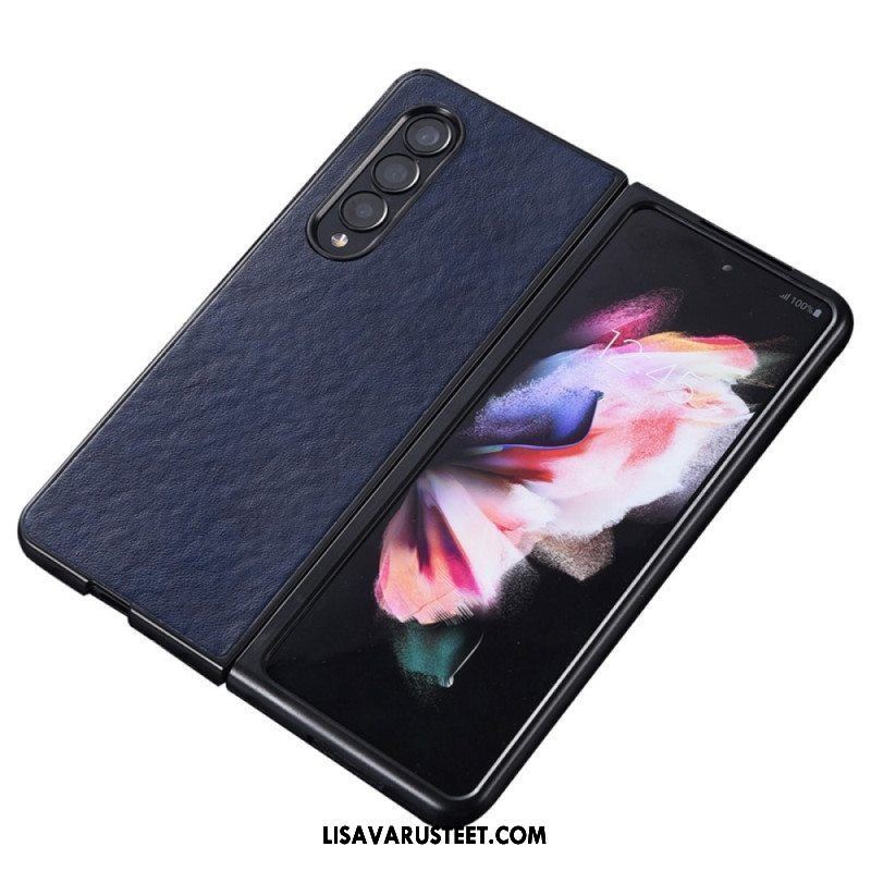 Case Samsung Galaxy Z Fold 4 Faux Nahka Nylon Texture