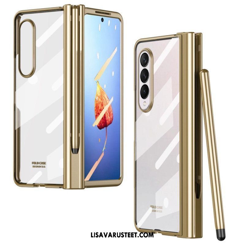 Case Samsung Galaxy Z Fold 4 Himmeä Kuori Kynällä