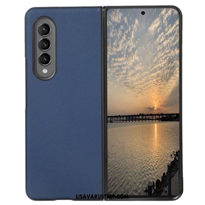 Case Samsung Galaxy Z Fold 4 Keinonahka Cross Texture