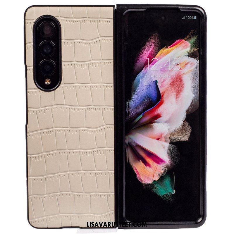 Case Samsung Galaxy Z Fold 4 Kohokuvioitu Krokotiili