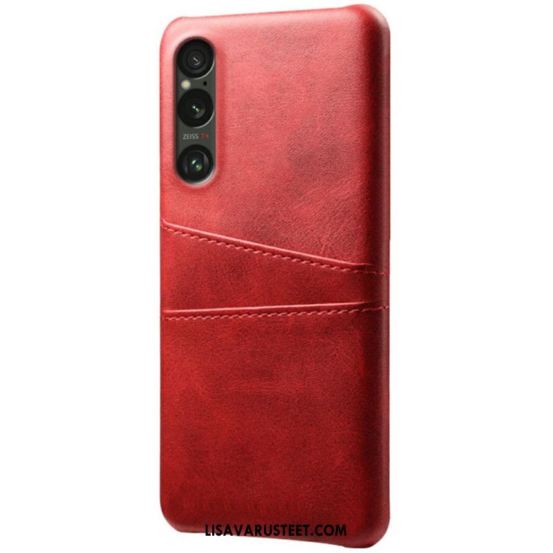 Case Sony Xperia 1 Vii Puhelinkuoret Nahkaefektikorttikotelo