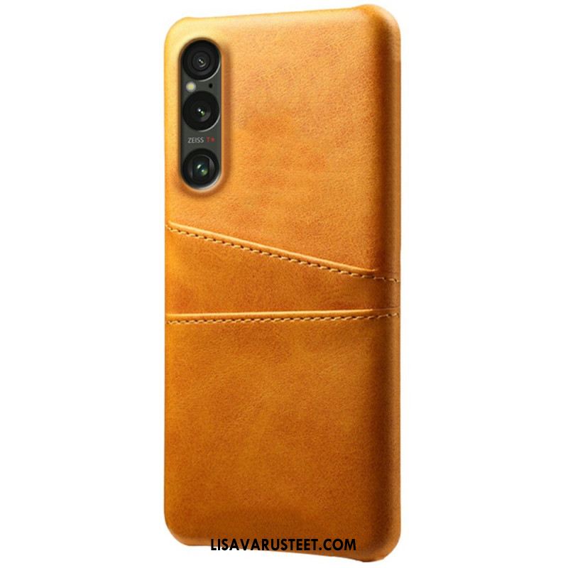 Case Sony Xperia 1 Vii Puhelinkuoret Nahkaefektikorttikotelo
