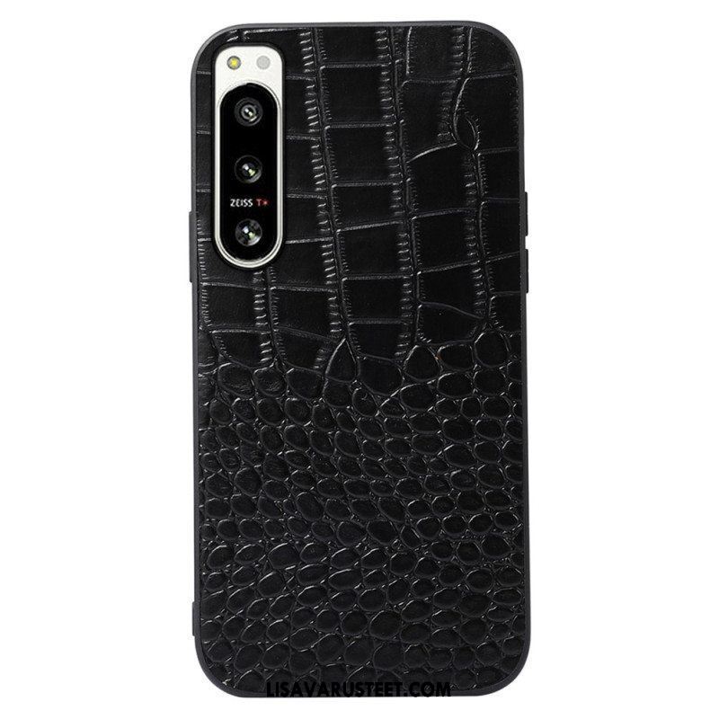 Case Sony Xperia 5 IV Aito Crocodile Texture -nahka