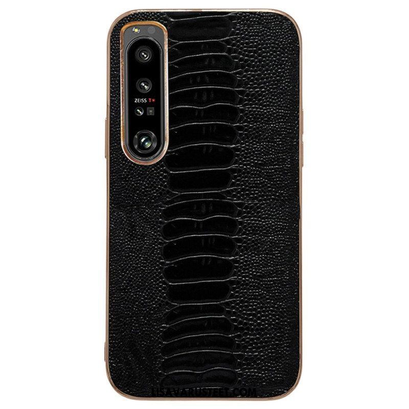 Case Sony Xperia 5 IV Crocodile Style Aitoa Nahkaa